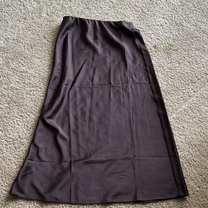 Sincerely Jules Chocolate A-Line Skirt